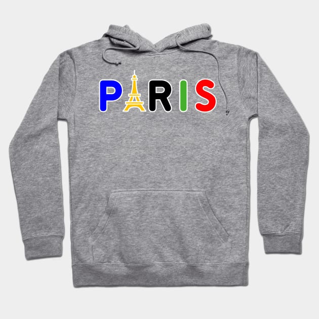 Paris Olympic color Hoodie by Nicostore